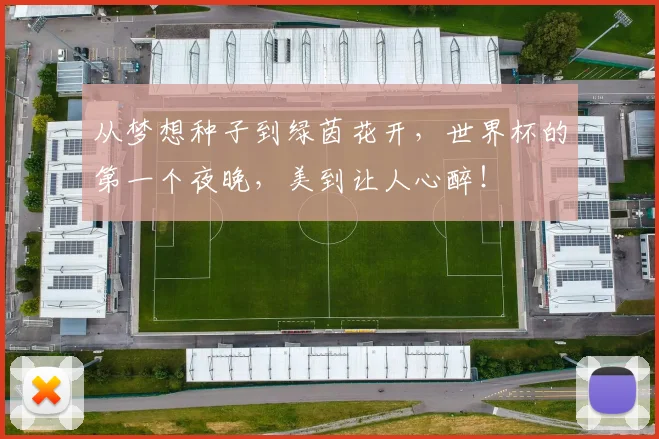 从梦想种子到绿茵花开，世界杯的第一个夜晚，美到让人心醉！